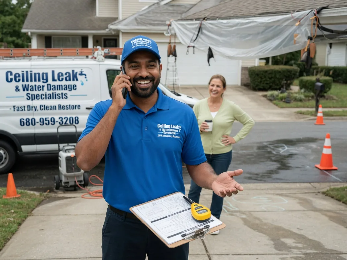 Ceiling Leak Cleanup Hoopeston, IL FAQs